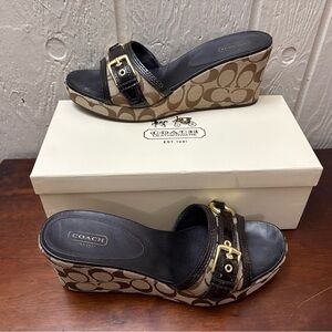 Coach Wedge Heel - Size 10